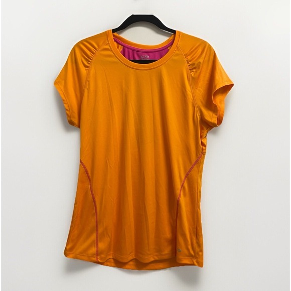 Champion Razorback Athletic‎ Running Top Women's XL Orange Pink with Mesh Panels - Picture 1 of 4